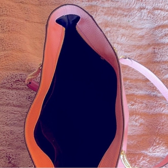 Coach Pebble Leather Pink Tote NEW - Picture 3 of 7